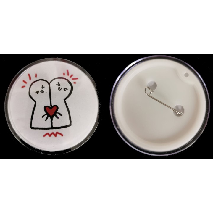 Badge Amoureux