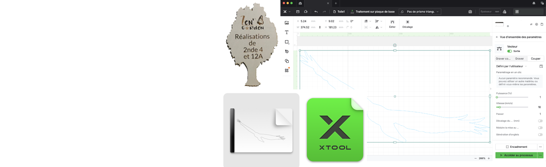 Découpes gravures laser et lame haute précision